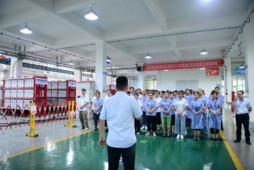 华体会（中国）百兆级高压水冷SVG成功通过中国电科院型式试验检测验收